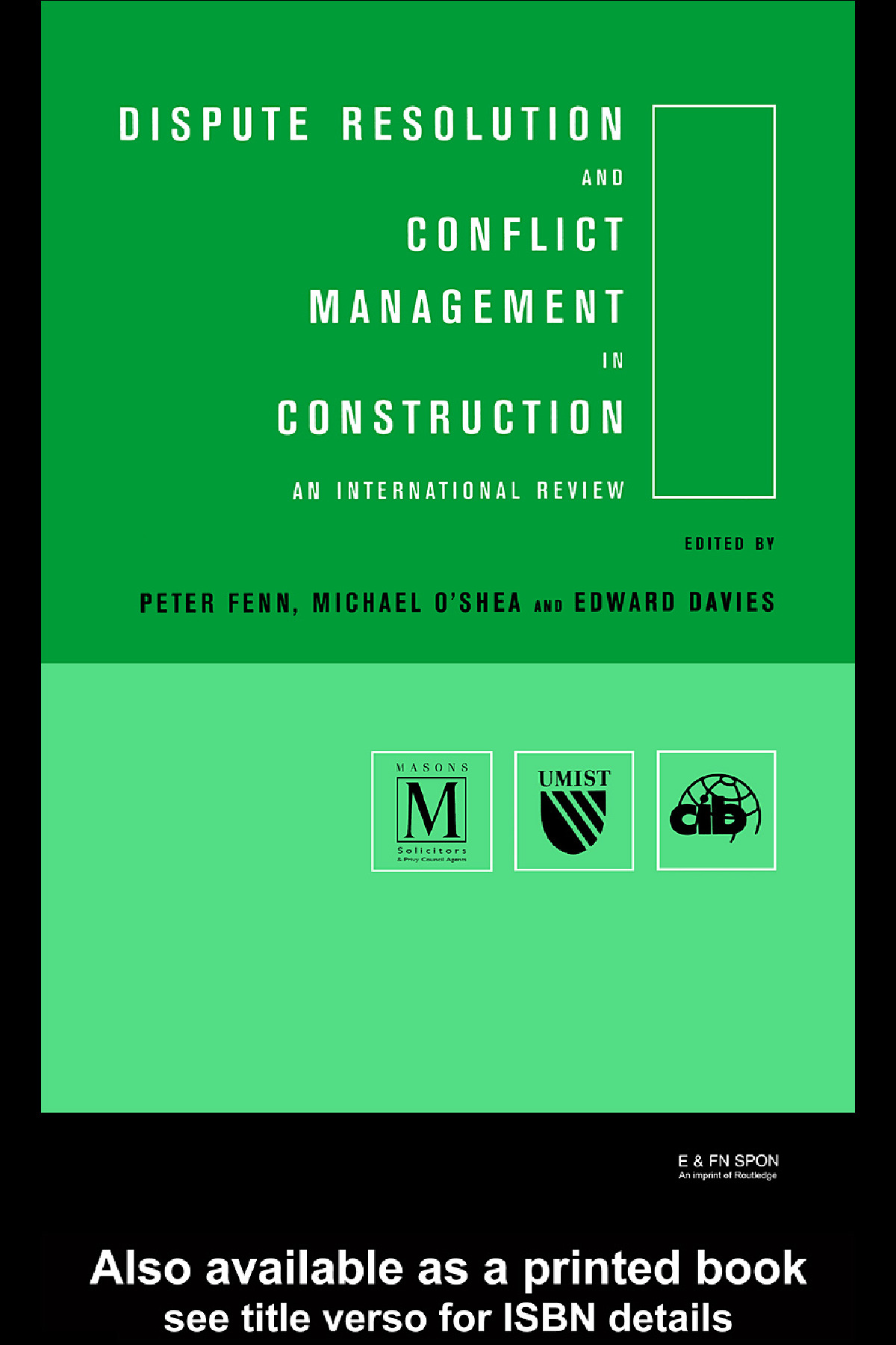 Dispute Resolution And Conflict Management